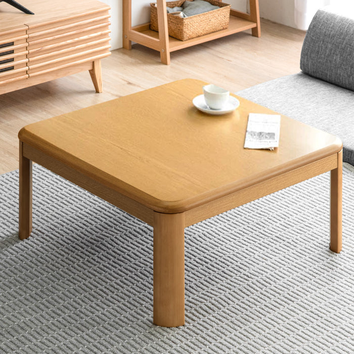 【アウトレット 旧仕様品】[80×80cm] こたつテーブル ナチュラル〔6814009314〕