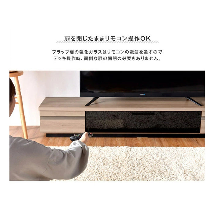 ［幅180cm］ テレビ台 ローボード 国産 完成品 ローボード 収納【超大型商品】 〔49100111〕
