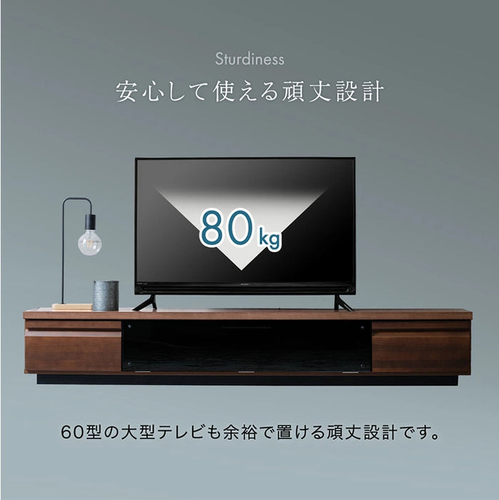 ［幅180cm］ テレビ台 ローボード 国産 完成品 ローボード 収納【超大型商品】 〔49100111〕