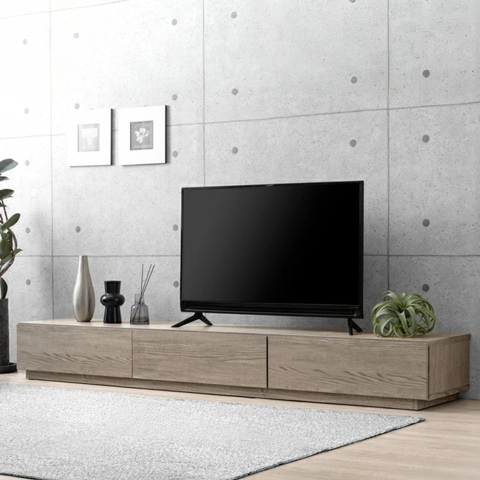 ［幅210］テレビ台 ローボード 国産 完成品 モルタル調 テレビラック 収納 日本製【超大型商品】〔33010066〕