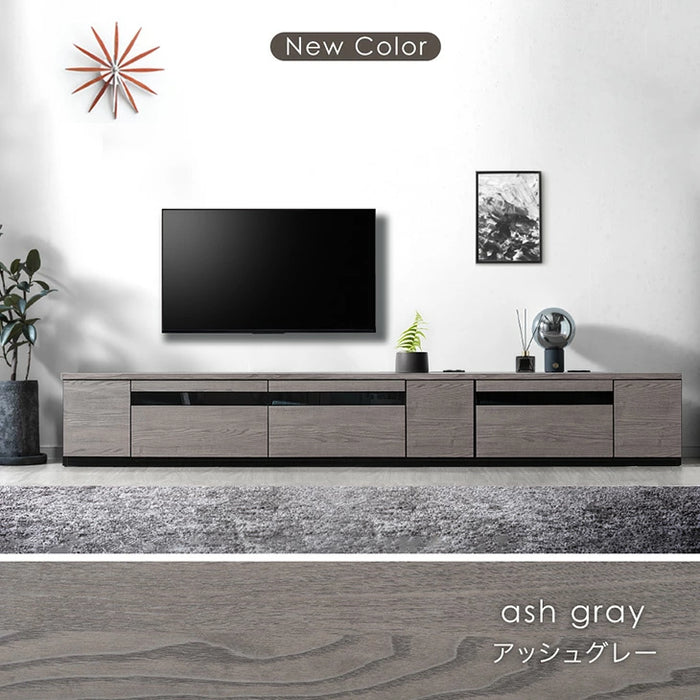 ［幅270cm］テレビ台 完成品 国産 コンセント付 引出し収納 大川家具 木製 テレビボード【超大型商品】〔33010080〕
