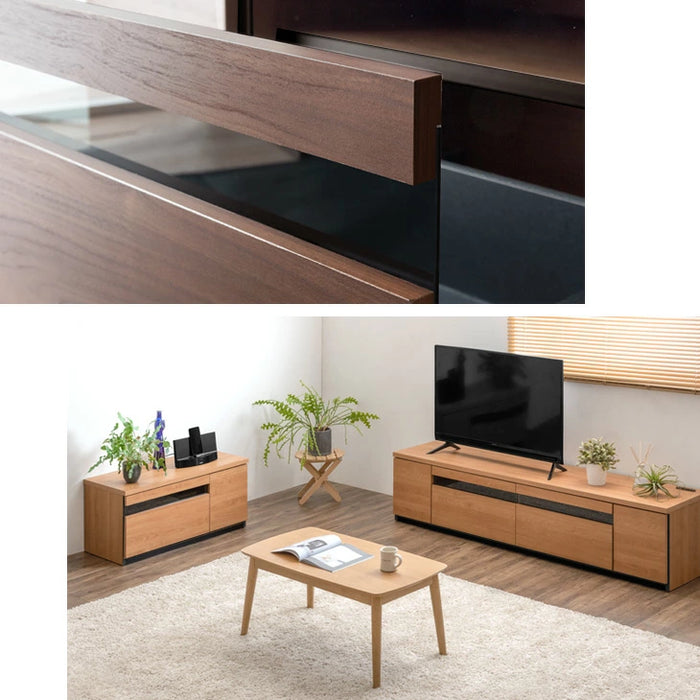 ［幅270cm］テレビ台 完成品 国産 コンセント付 引出し収納 大川家具 木製 テレビボード【超大型商品】〔33010080〕