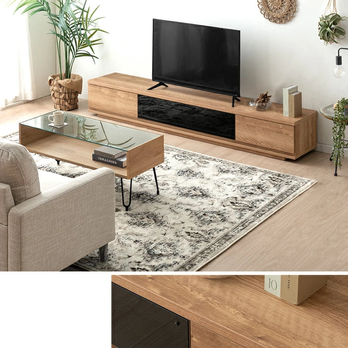 ［幅210cm］国産 完成品 テレビ台 *GOD-TG* ロータイプ ～ 70型【玄関渡し】【超大型商品】 〔38700010〕