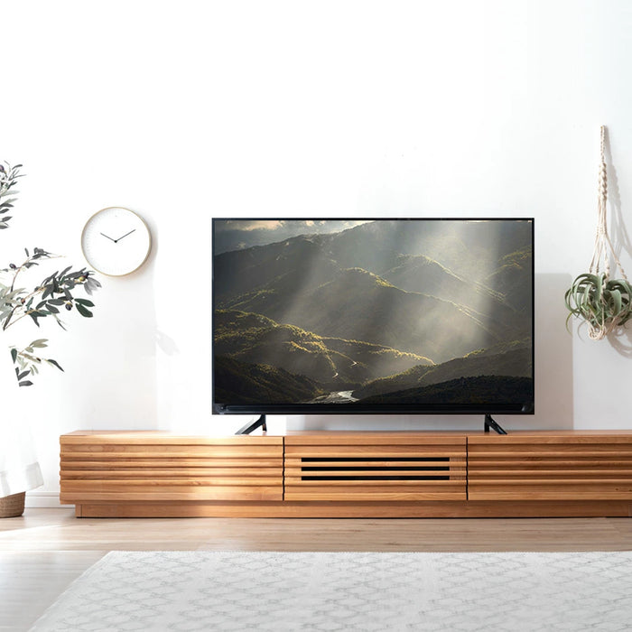 ［幅210cm］ アルダー無垢 国産 完成品 テレビ台 ロータイプ *ダリア-TG*【玄関渡し】【超大型商品】 〔38700011〕