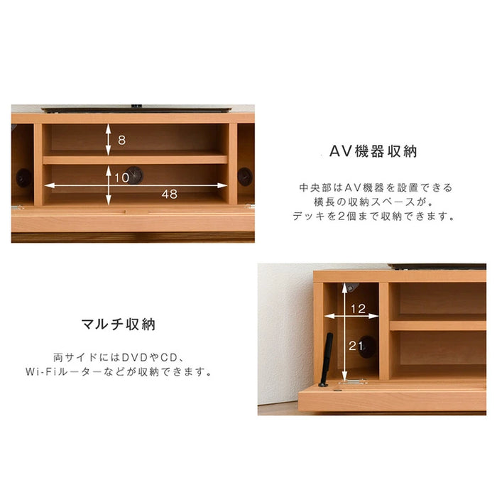 ［幅80cm］ アルダー無垢 国産 完成品 コーナーテレビ台 *ダリア-TG* 〔38700022〕