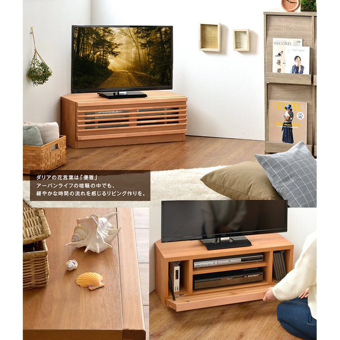［幅80cm］ アルダー無垢 国産 完成品 コーナーテレビ台 *ダリア-TG* 〔38700022〕