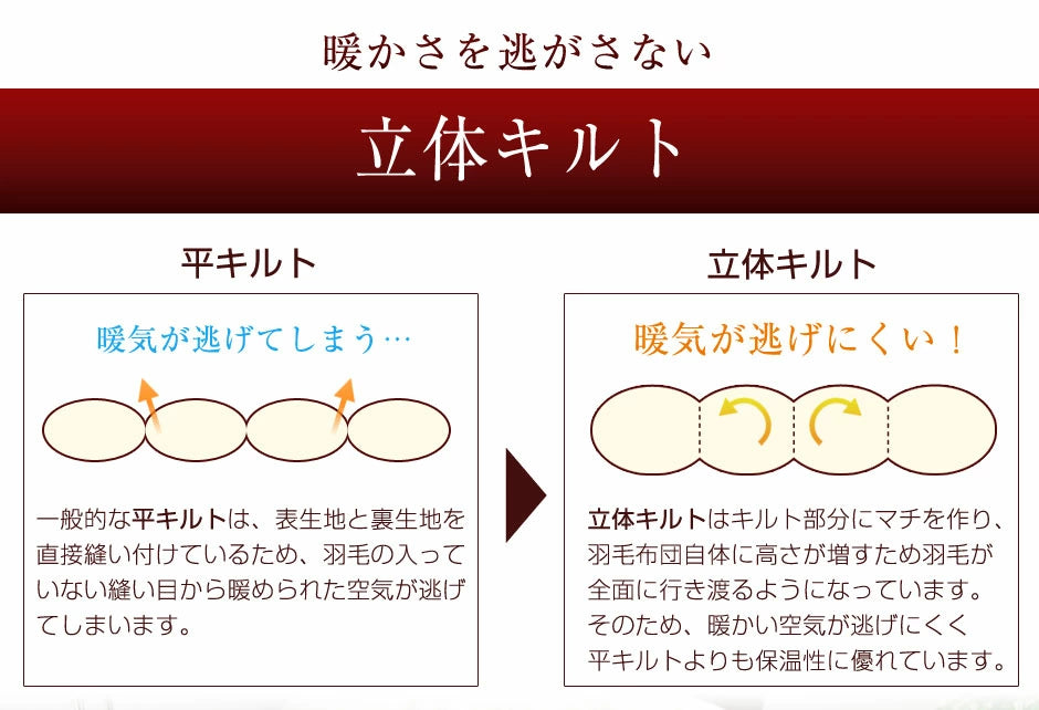 [シングル] 羽毛布団 ホワイトダックダウン95％ プラチナビッグクラスター CILブラックラベル 立体キルト 440dp以上 7年保証 日本製 〔39100057〕