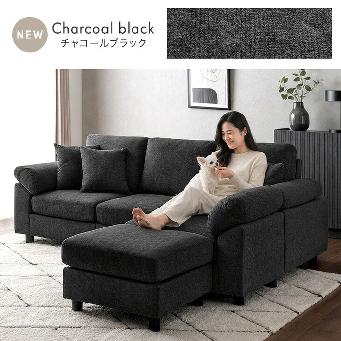 【商品番号：31200005・31200006専用】当店3人掛けカウチソファ*カルロ*専用カバー ソファカバー〔42500019〕