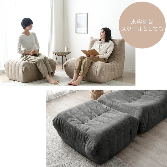 オットマン 単品 デザイナーズ 圧縮 コンパクト フロアクッション〔42500141〕