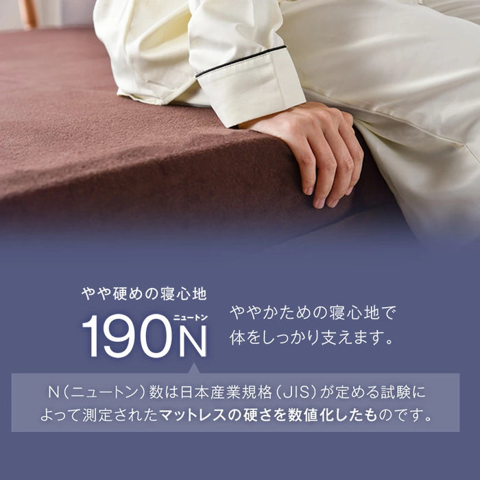 ［ダブル マットレス単品］電動ベッド専用 高反発 ウレタン マットレス 〔43300197〕
