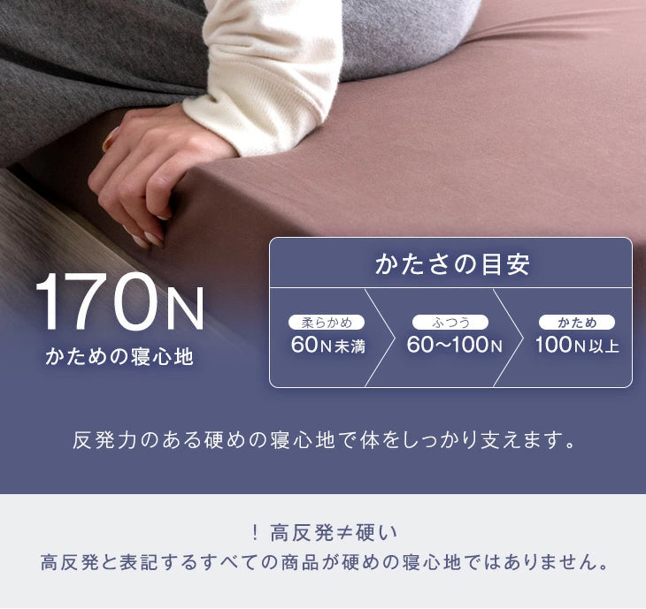 ［ダブル］3段階高さ調節 ベッド マットレス付き 天然木 すのこベッド 高反発 三つ折り ベッドフレーム ローベッド 高さ調整 収納 硬め 北欧〔49611147〕