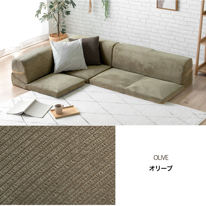 3人掛け ローソファ 日本製 こたつ用 全面カバー IMONIA〔44030056〕