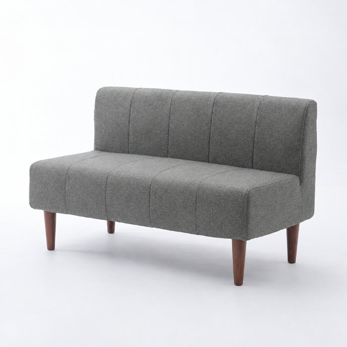 2Pソファ ダイニングソファ 単品 ファブリック コーナー 日本製 コンパクト〔44030161〕