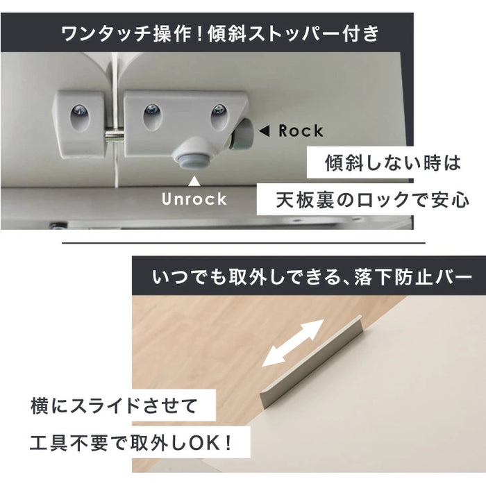 無段階昇降デスク 角度調整 サイドテーブル キャスター付き マルチテーブル ソファテーブル 昇降テーブル〔45400151〕