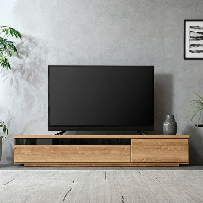 ［幅180cm］ 国産 完成品 テレビ台 木製 テレビボード 背面収納 コード収納 ロータイプ TV台 おしゃれ【超大型商品】〔49100017〕
