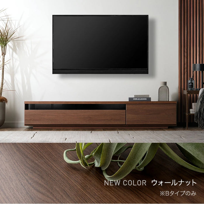 ［幅174cm Aタイプ］ 国産 完成品 テレビ台 木製 テレビボード 背面収納 コード収納 ロータイプ TV台 おしゃれ【超大型商品】〔49100017a〕