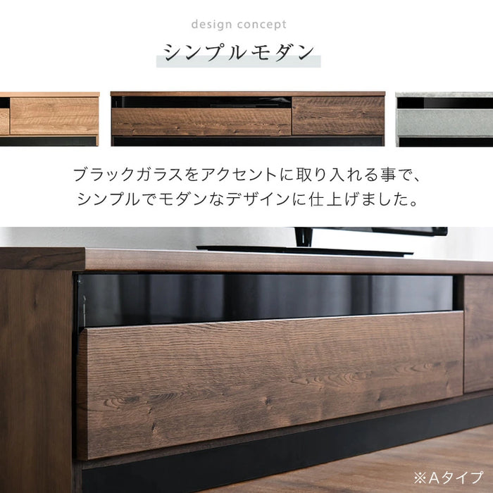 ［幅174cm Aタイプ］ 国産 完成品 テレビ台 木製 テレビボード 背面収納 コード収納 ロータイプ TV台 おしゃれ【超大型商品】〔49100017a〕