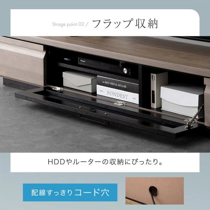 ［幅180cm］ テレビ台 ローボード 国産 完成品 ローボード 収納【超大型商品】 〔49100111〕