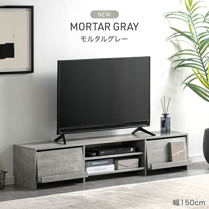 ［幅120］テレビ台 収納 ローボード テレビボード ロータイプ 大容量 木目調 木製〔49600416〕