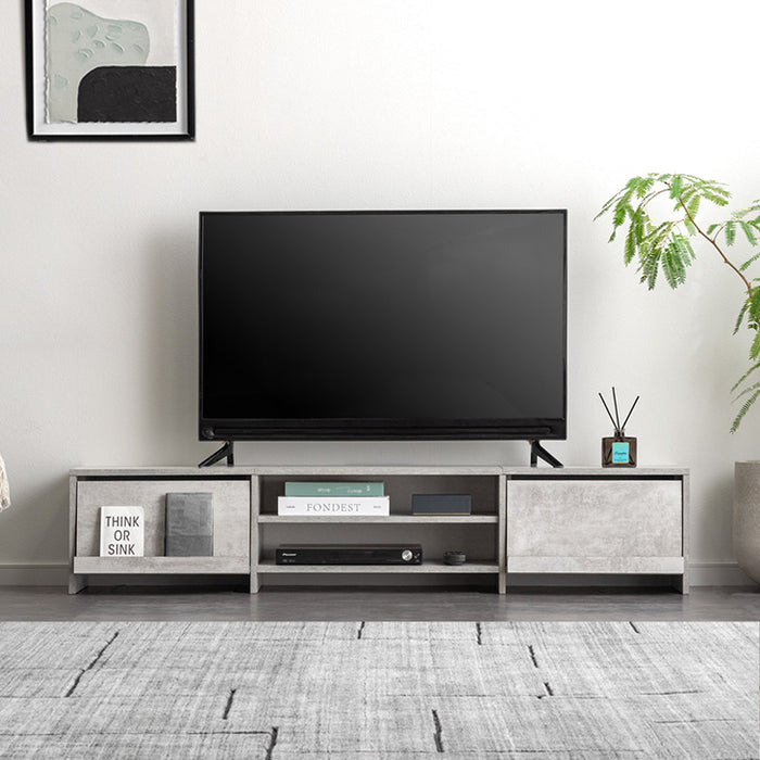 ［幅150］テレビ台 収納 ローボード テレビボード ロータイプ 大容量 木目調 木製〔49600417〕