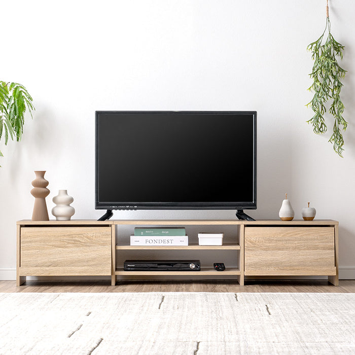 ［幅150］テレビ台 収納 ローボード テレビボード ロータイプ 大容量 木目調 木製〔49600417〕