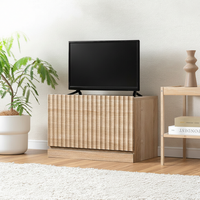 ［幅60］テレビ台 ユニット式 格子調 木製 扉付き 分割 テレビラック テレビボード〔49600425〕