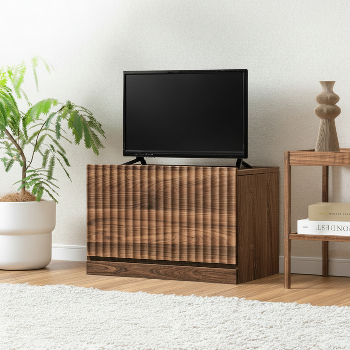 ［幅60］テレビ台 ユニット式 格子調 木製 扉付き 分割 テレビラック テレビボード〔49600425〕