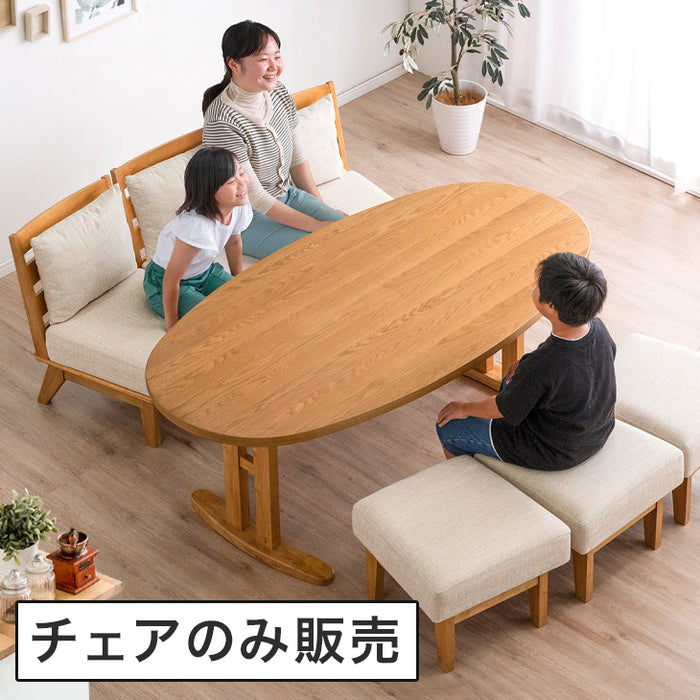 【アウトレット・チェアのみ販売】 回転チェア3脚＋スツールチェア3脚 木製 北欧 〔4960081801〕