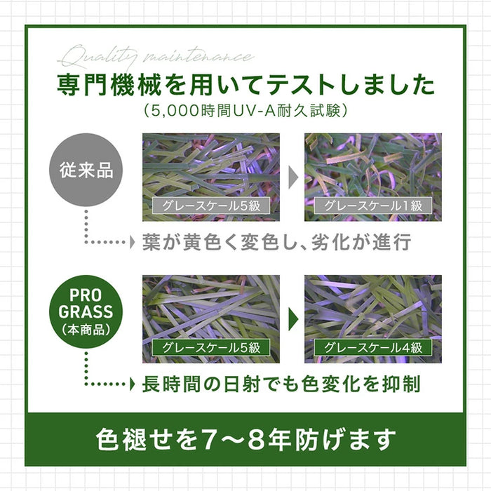 ［2m×10m］防草シート付き 高耐久 人工芝 芝丈35mm 高密度44万本/㎡ ロール diy ガーデン【超大型商品】〔50900030〕