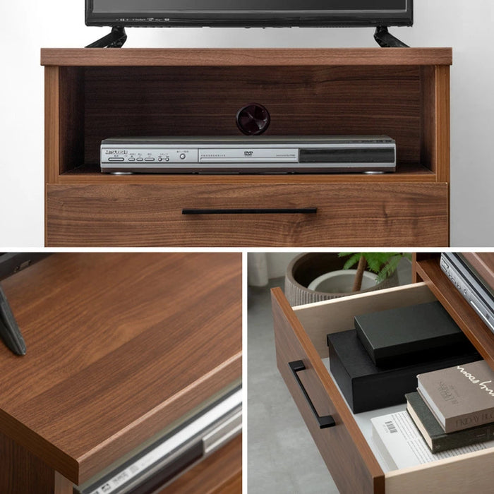 ［幅90］テレビ台 ハイタイプ 完成品 国産 木製 大川家具 テレビラック〔51300003〕