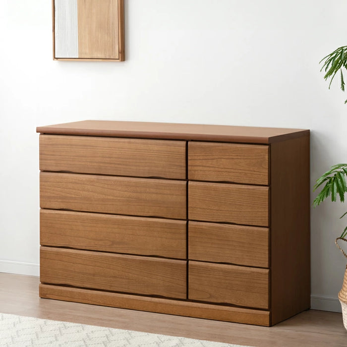 ［幅120・3段］国産 桐 タンス 完成品 チェスト 木製 大容量 大川家具 ローチェスト 衣類収納【超大型商品】〔51300179〕