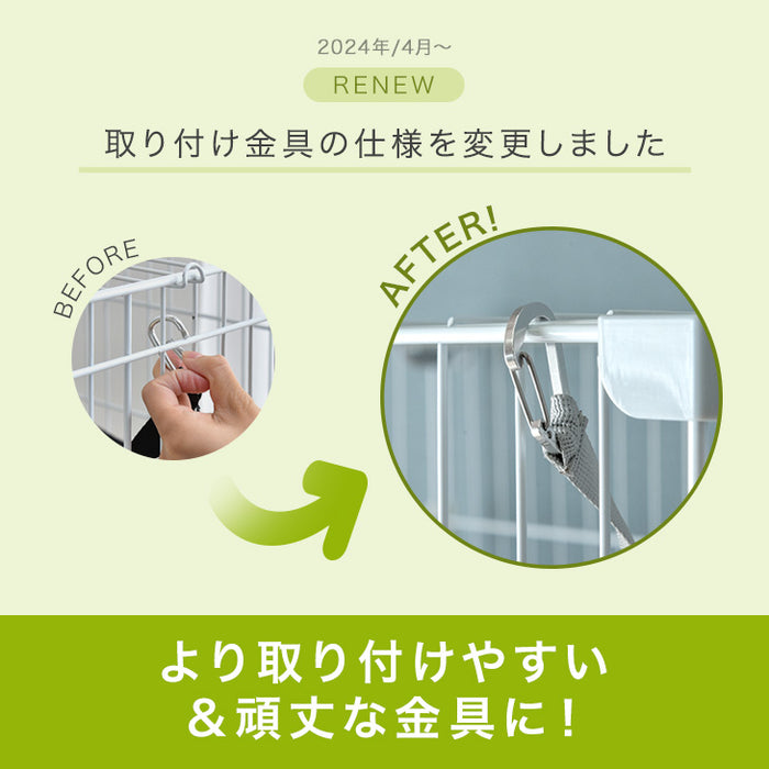爪とぎ足場2個付き！ ハンモック付 2段 キャットケージ 水飲み皿 キャスター 多段 猫ケージ 猫 キャット ケージ 脱走防止 2匹 ペット 〔24610054〕