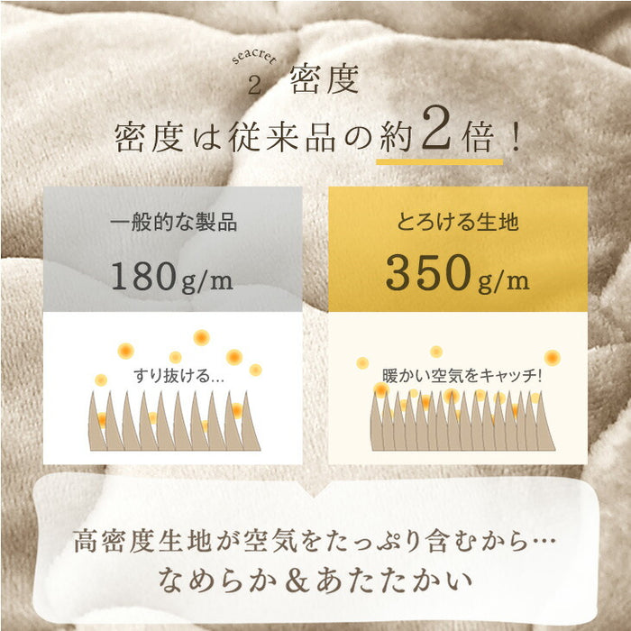 ［セミダブル］Toronel -トロネル- 高保湿 敷きパッド 洗える フランネル 椿オイル配合 北欧 ベッドパッド〔58700117〕