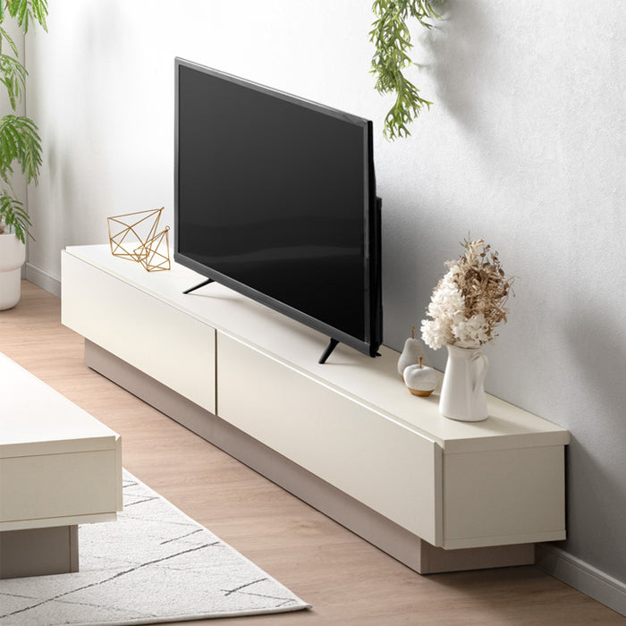 【薄型】［幅180］テレビ台 完成品 日本製 引き出し収納 スライドレール ローボード 北欧【超大型商品】〔17100093〕