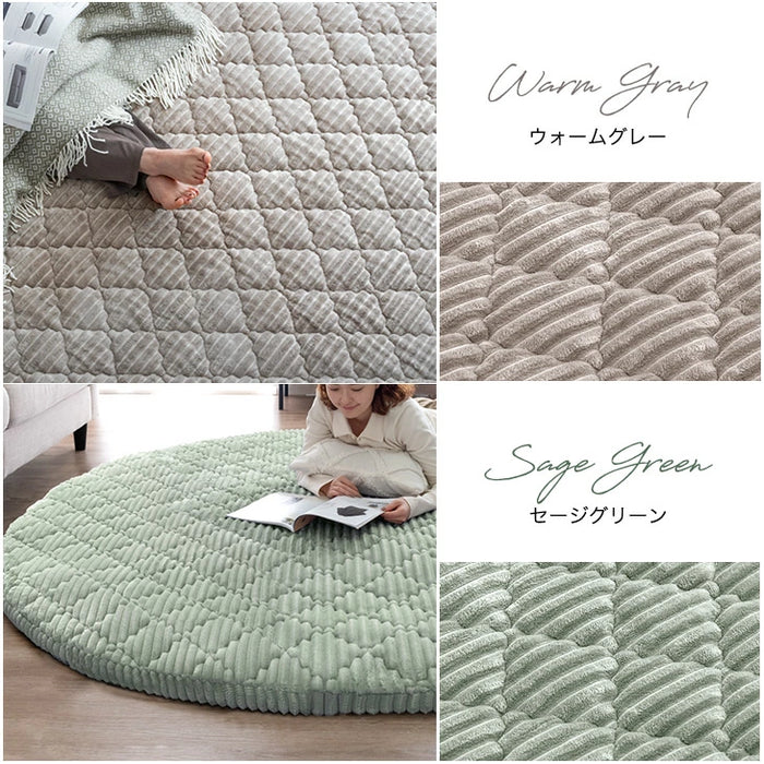 【商品番号：61100114】［140cm］専用カバー単品  極厚50mm 円形 洗える フランネル〔61100116〕