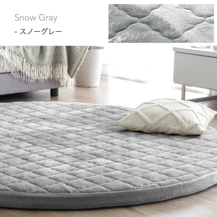［185cm］ 円形極厚60mmカバーリングラグ専用 フランネルカバー単品【商品番号：61100121・61100125】のカバーリングラグ専用〔61100123〕
