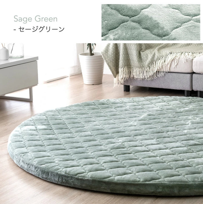 ［185cm］ 円形極厚60mmカバーリングラグ専用 フランネルカバー単品【商品番号：61100121・61100125】のカバーリングラグ専用〔61100123〕