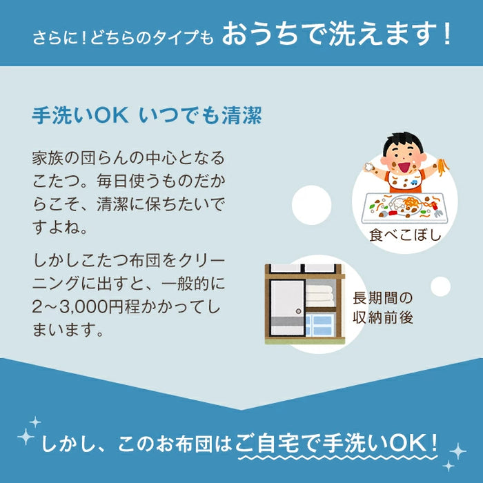 ［3点セット］［フランネル］ 傷に強いUV天板 こたつ 120×75 こたつテーブル + こたつ掛敷布団〔21310010〕
