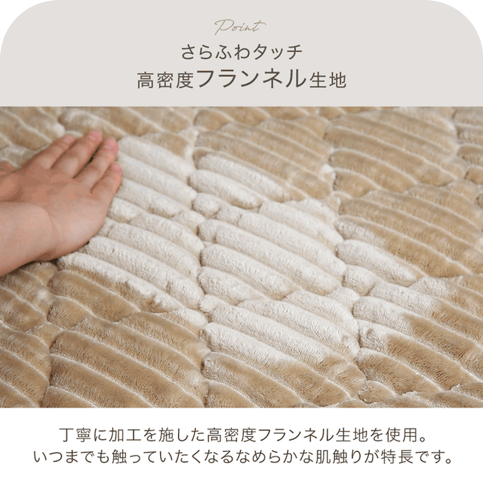 【商品番号：61300078のカバーリングラグ専用】カバー単品 Mサイズ 洗える カバーリング 単品〔61300091〕