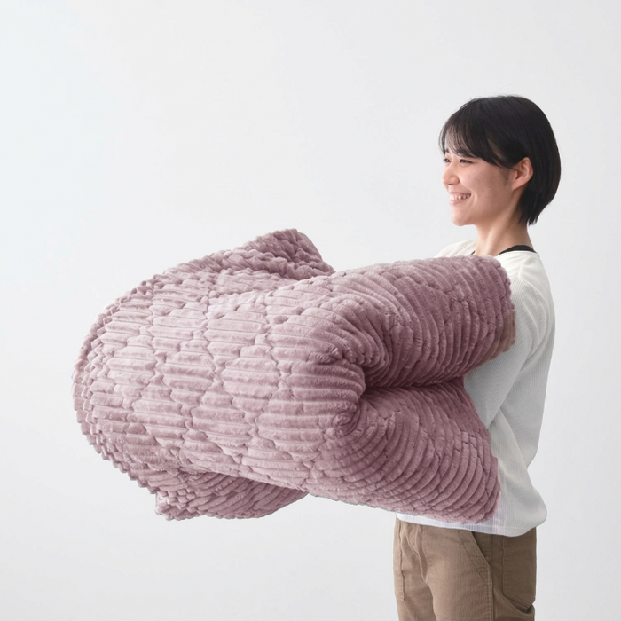 【アウトレット 旧仕様品】【商品番号：61300078のカバーリングラグ専用】カバー単品 Mサイズ 洗える カバーリング 単品 ラベンダーピンク〔6130009114・out3371〕