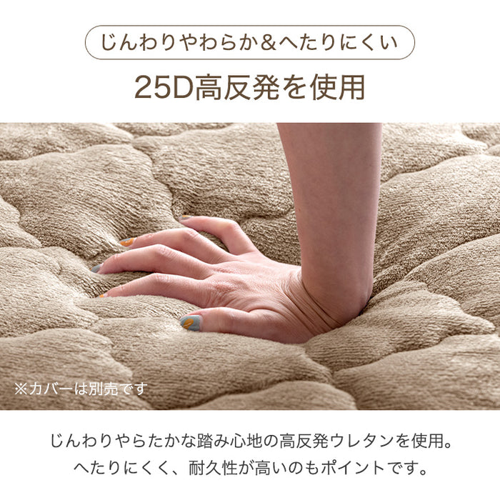 【商品番号：65010006・80100126のカバーリングラグ専用】交換用 ウレタン中芯単品  Mサイズ 極厚60mmカバーリングラグ専用〔65010026〕