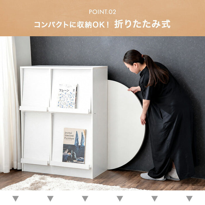［テーブル+掛布団+敷布団］円形 こたつ 3点セット テーブル 掛敷布団付き フランネル 折り脚 リバーシブル 〔68140060〕