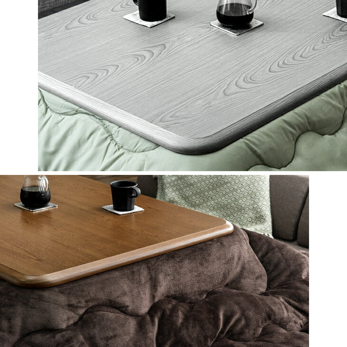 ［3点セット・フランネル］速暖2秒！600Wハロゲンヒーター こたつ 80×80 掛敷布団〔21310006〕