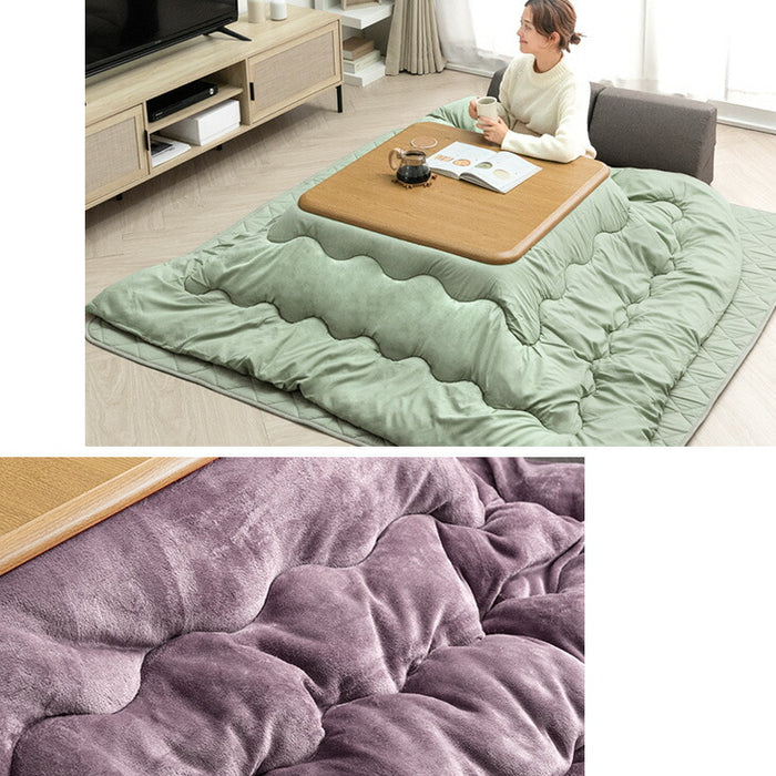 ［3点セット・フランネル］速暖2秒！600Wハロゲンヒーター こたつ 80×80 掛敷布団〔21310006〕