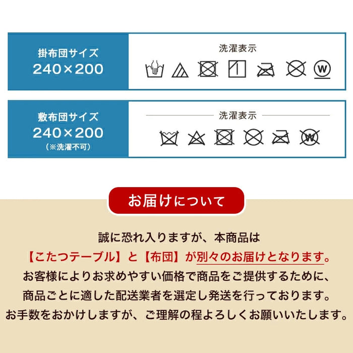 ［3点セット］［ピーチスキン］速暖2秒! ワンランク上の600Wハロゲンヒーター こたつ 120×75 こたつテーブル+掛敷布団 手元コントローラー〔68140097〕