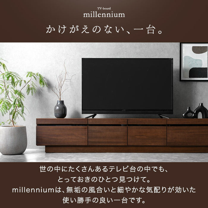 ［幅210cm］テレビ台 完成品 アッシュ 木製 北欧 ロータイプ キャビネット テレビボード【搬入設置込み】【超大型商品】〔99901212〕
