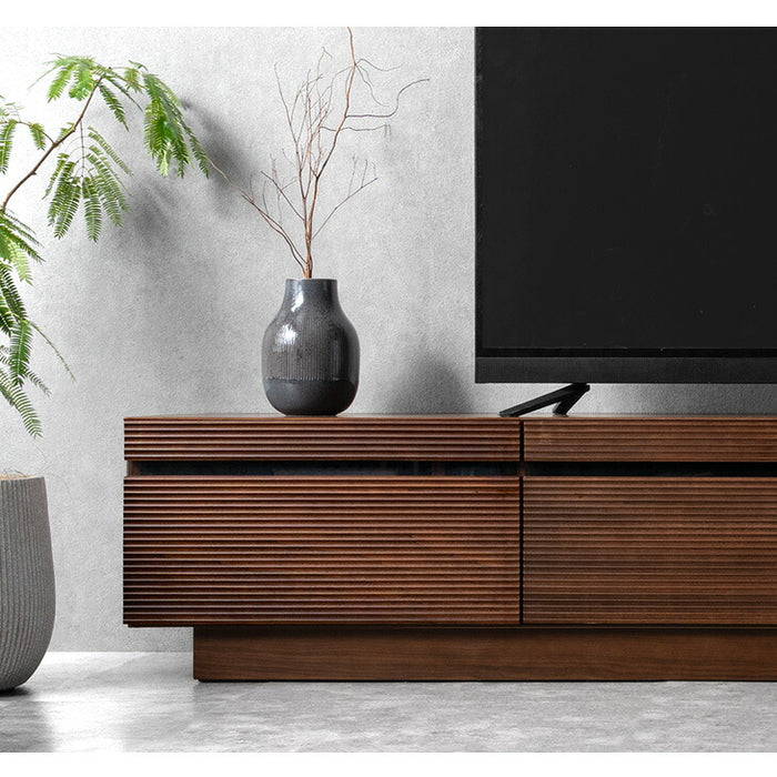 ［幅210cm］テレビ台 完成品 アッシュ 木製 北欧 ロータイプ キャビネット テレビボード【搬入設置込み】【超大型商品】〔99901212〕