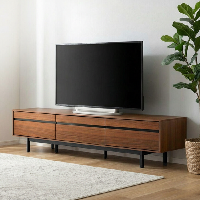 [幅180] テレビ台 完成品 収納 ローボード 脚付き テレビラック〔71020068〕
