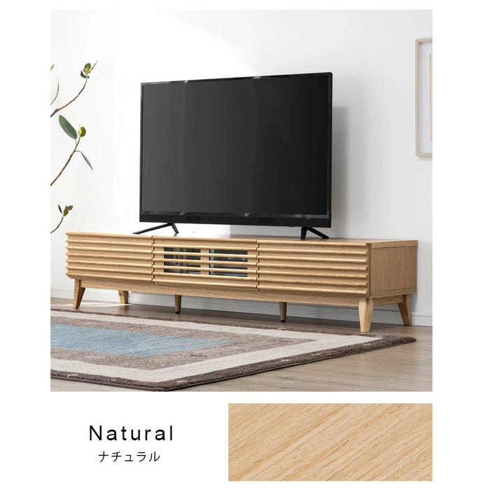 [幅175cm]テレビ台 完成品 アッシュ 無垢材 おしゃれ 天然木 ウォールナット【超大型商品】 〔71020082〕