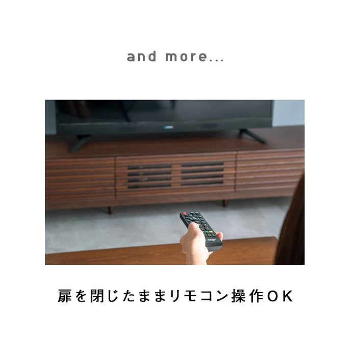 [幅175cm]テレビ台 完成品 アッシュ 無垢材 おしゃれ 天然木 ウォールナット【超大型商品】 〔71020082〕